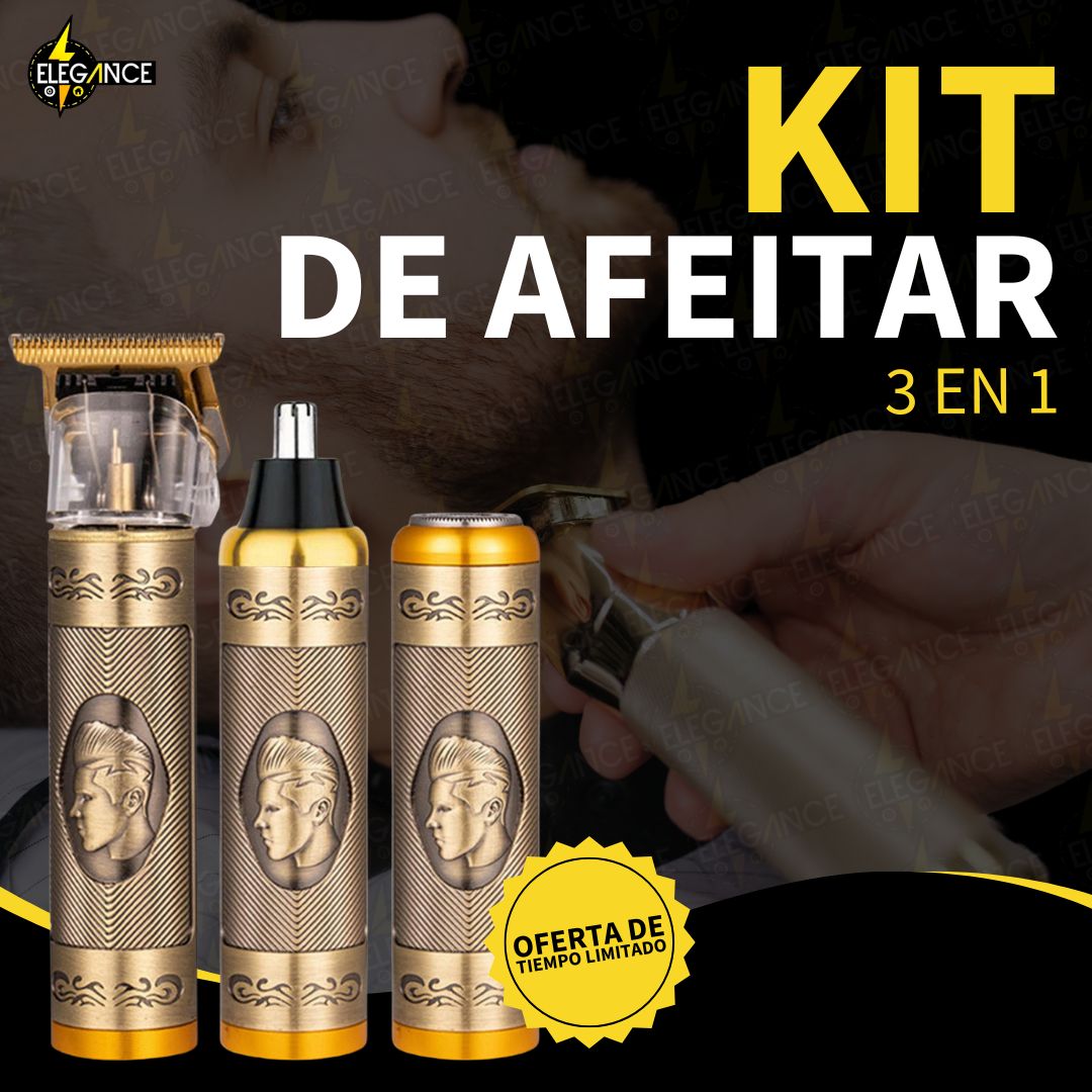 KIT DE AFEITAR 3 EN 1 ®