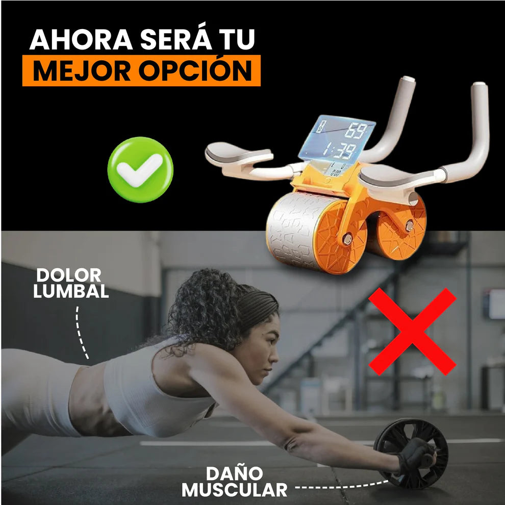RUEDA ABDOMINAL EJERCICIO EN CASA 🏠®